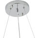 Canada 22 inch Chrome Chandelier Ceiling Light